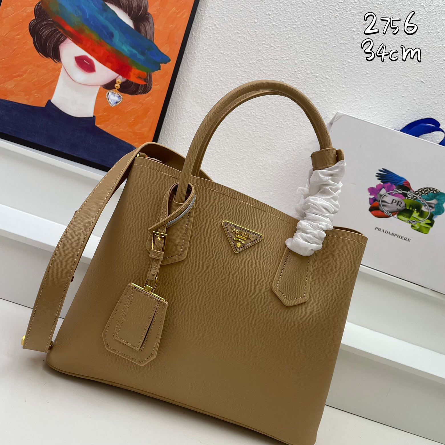 Pra*a top handle bags
